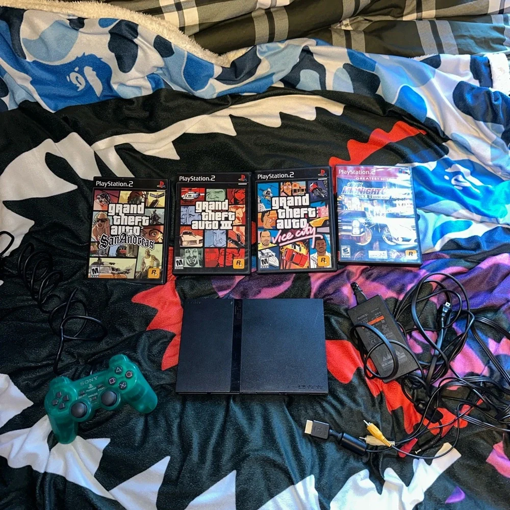 Bundle!!! Sony PlayStation 2 Slim Console!